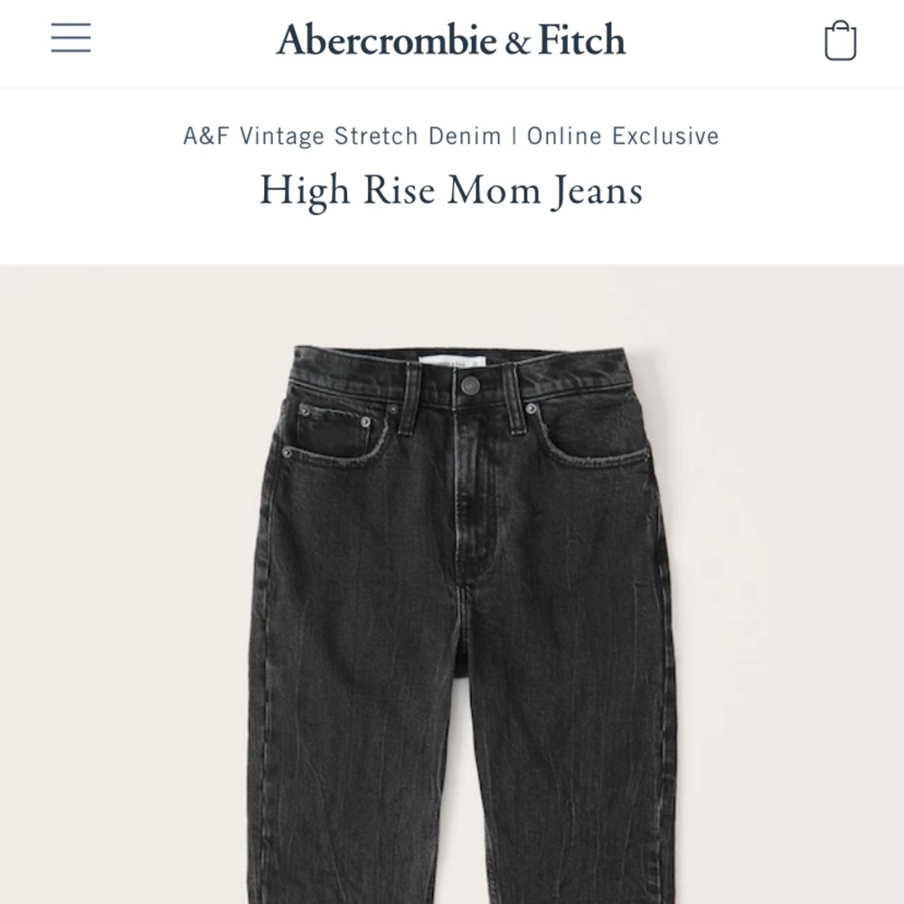 Black mom jeans NWOT